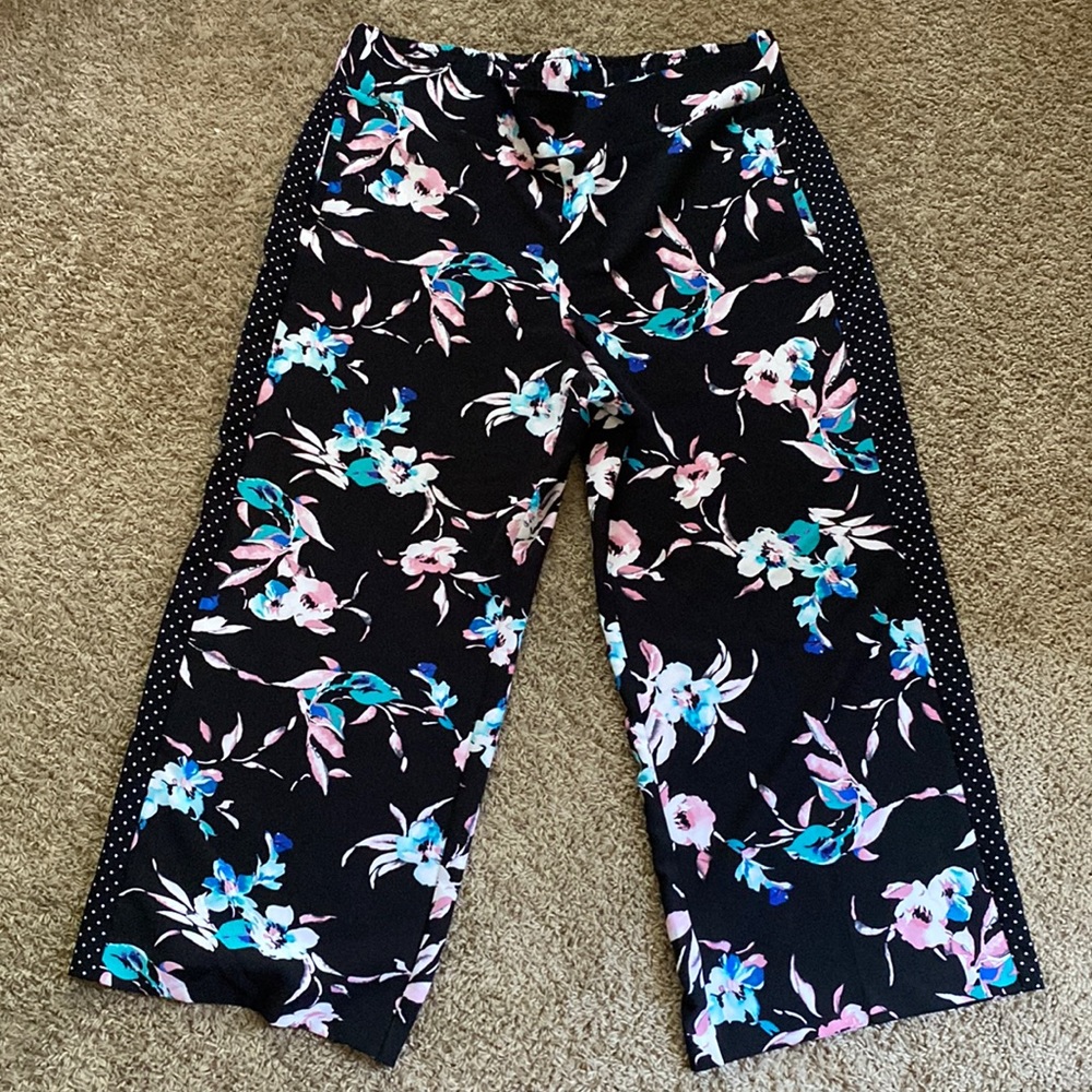 Plus Size Flower Dress Pants